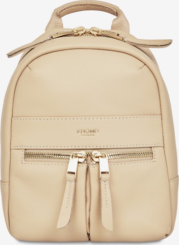 KNOMO Backpack 'Mayfair Luxe' in Beige: front