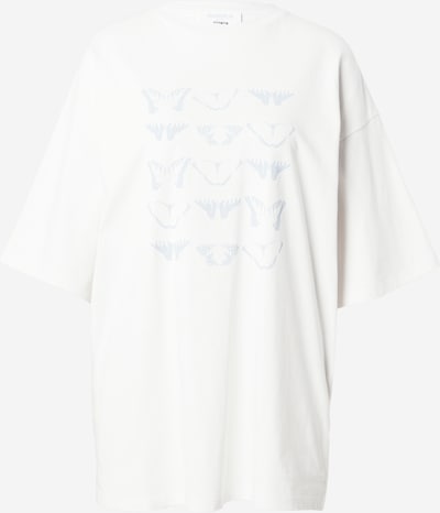 florence by mills exclusive for ABOUT YOU T-shirt 'Summer Rain' en bleu clair / blanc, Vue avec produit