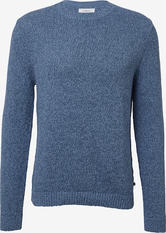 s.Oliver Pullover in Blau: Vorderseite