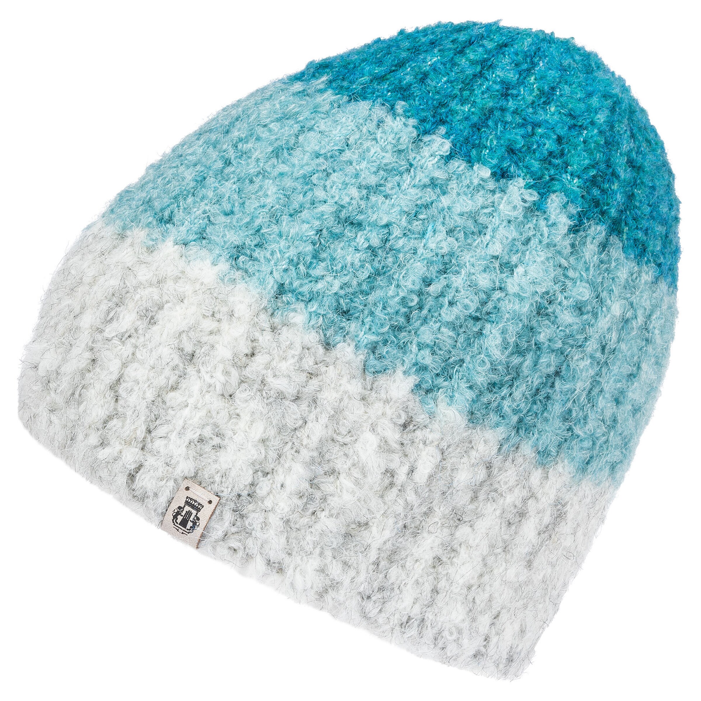 Roeckl Mütze 'COSY BOUCLÉ' in Blau: Vorderseite