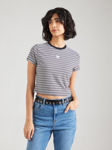 GUESS Originals Tričko – modrá: přední strana
