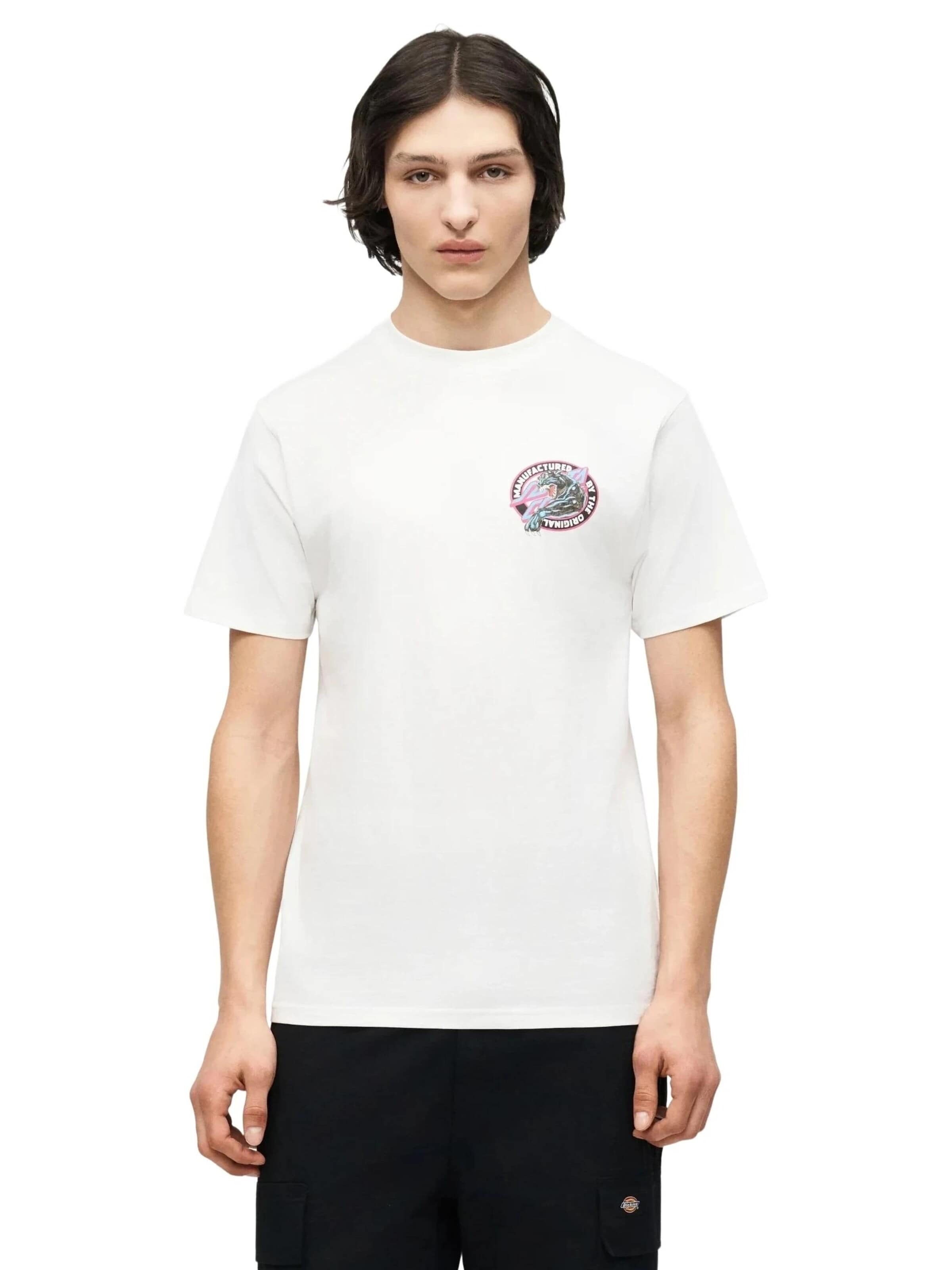 Santa Cruz - Camisa 'Camiseta santa cruz blanca natas sketch panther tee' em branco