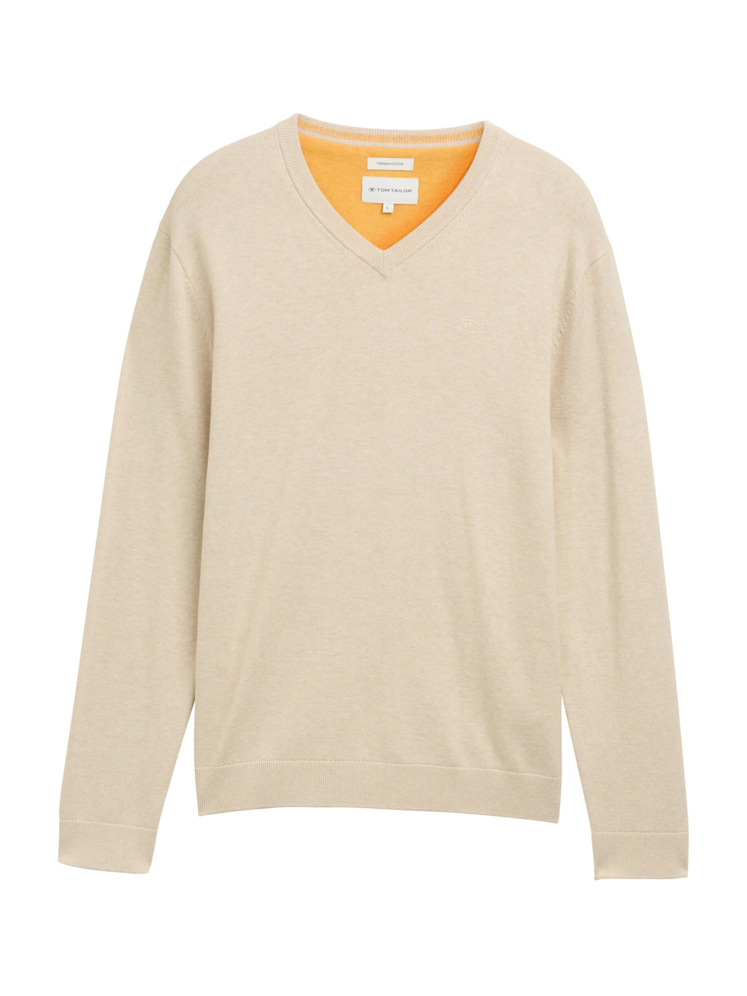 TOM TAILOR Sweater in Brown: front