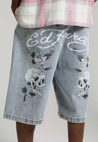 Ed Hardy Loosefit Jeans i blå