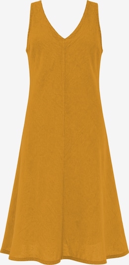 Haris Cotton Sommerkleid 'V Neck Linen Cami Dress' in 34 in gelbmeliert, Produktansicht