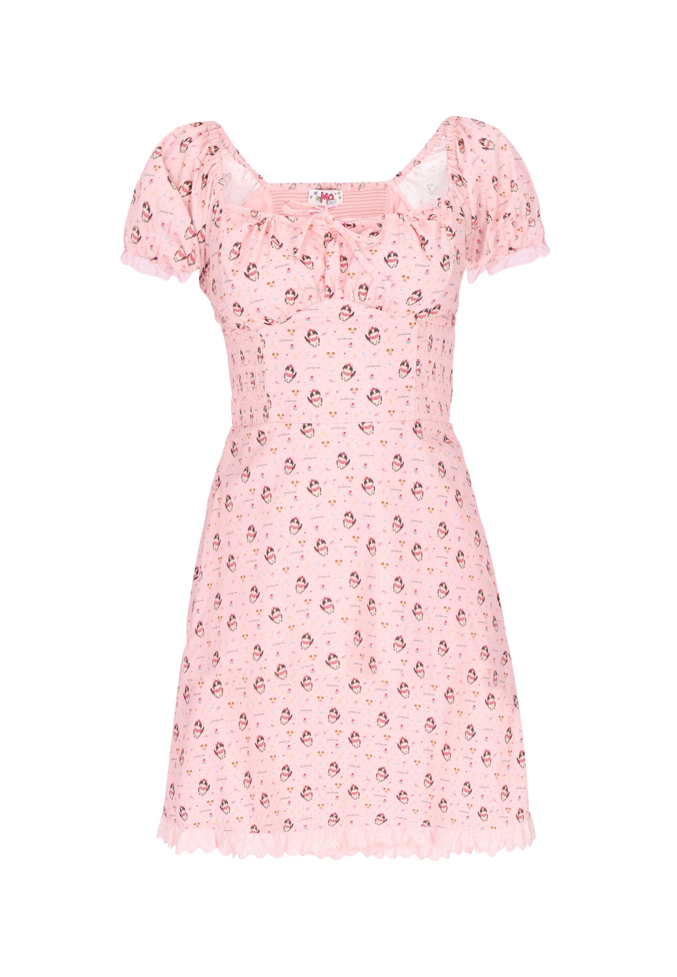 MYMO - Vestido en rosa: frente