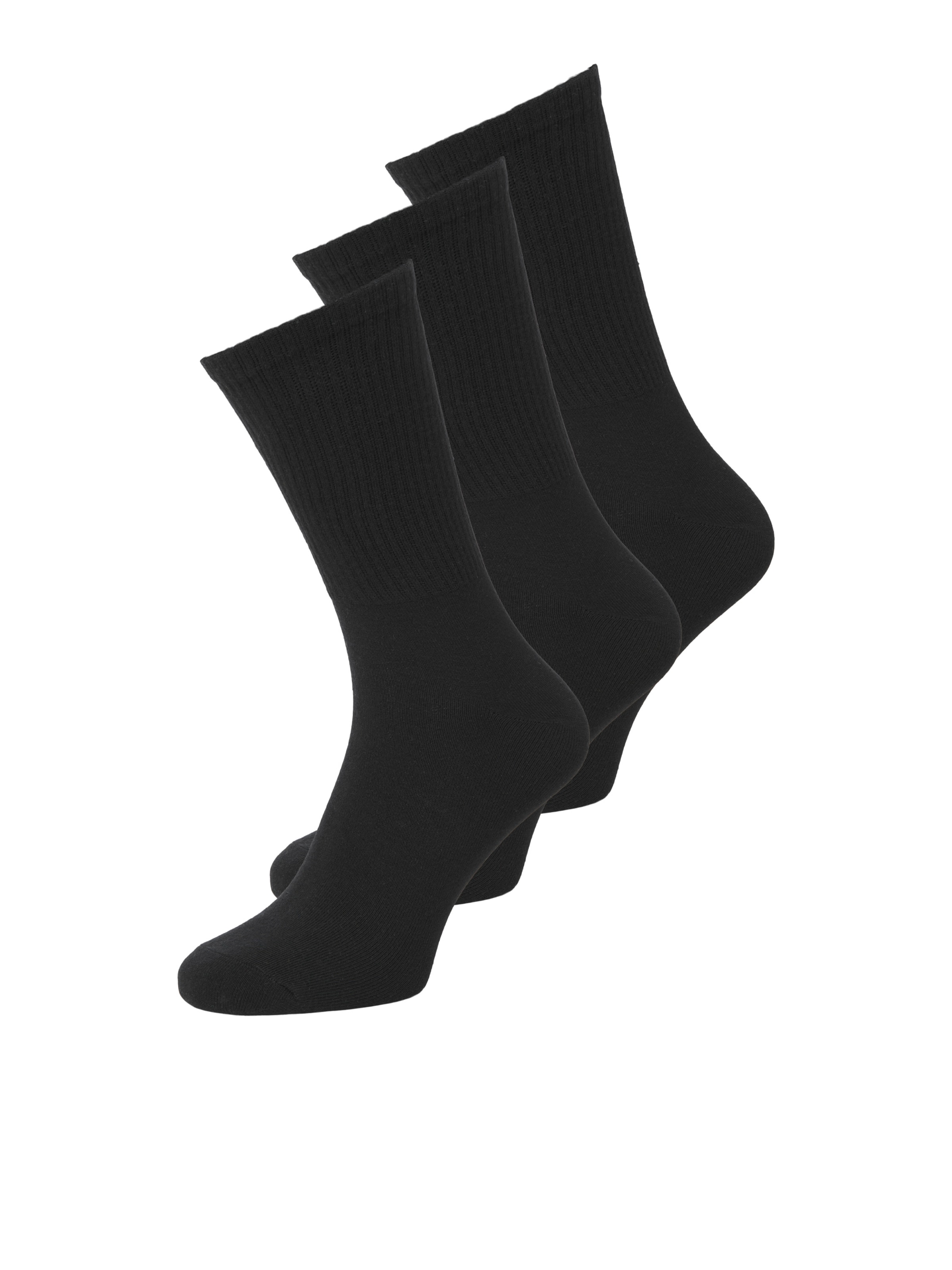 JACK & JONES Socks 'JJCharles' in Black: front