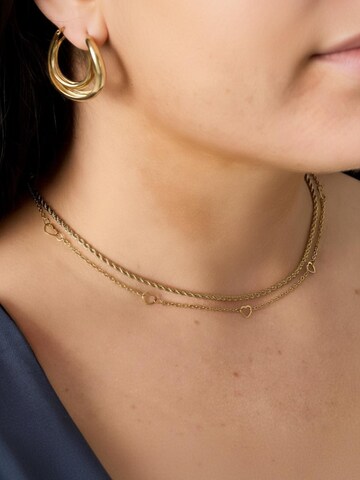 Cala Rose Ketting 'HEARTLINE' in Goud