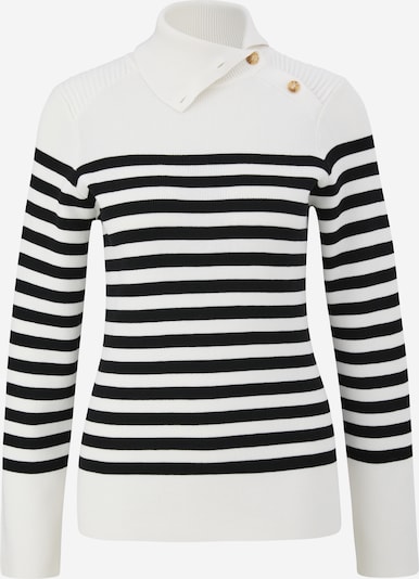 s.Oliver Pull-over en noir / blanc, Vue avec produit