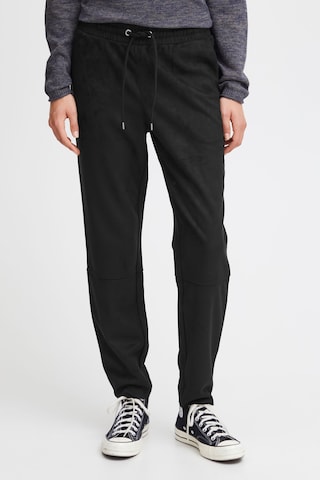 Oxmo Regular Pants 'Judith' in Black: front