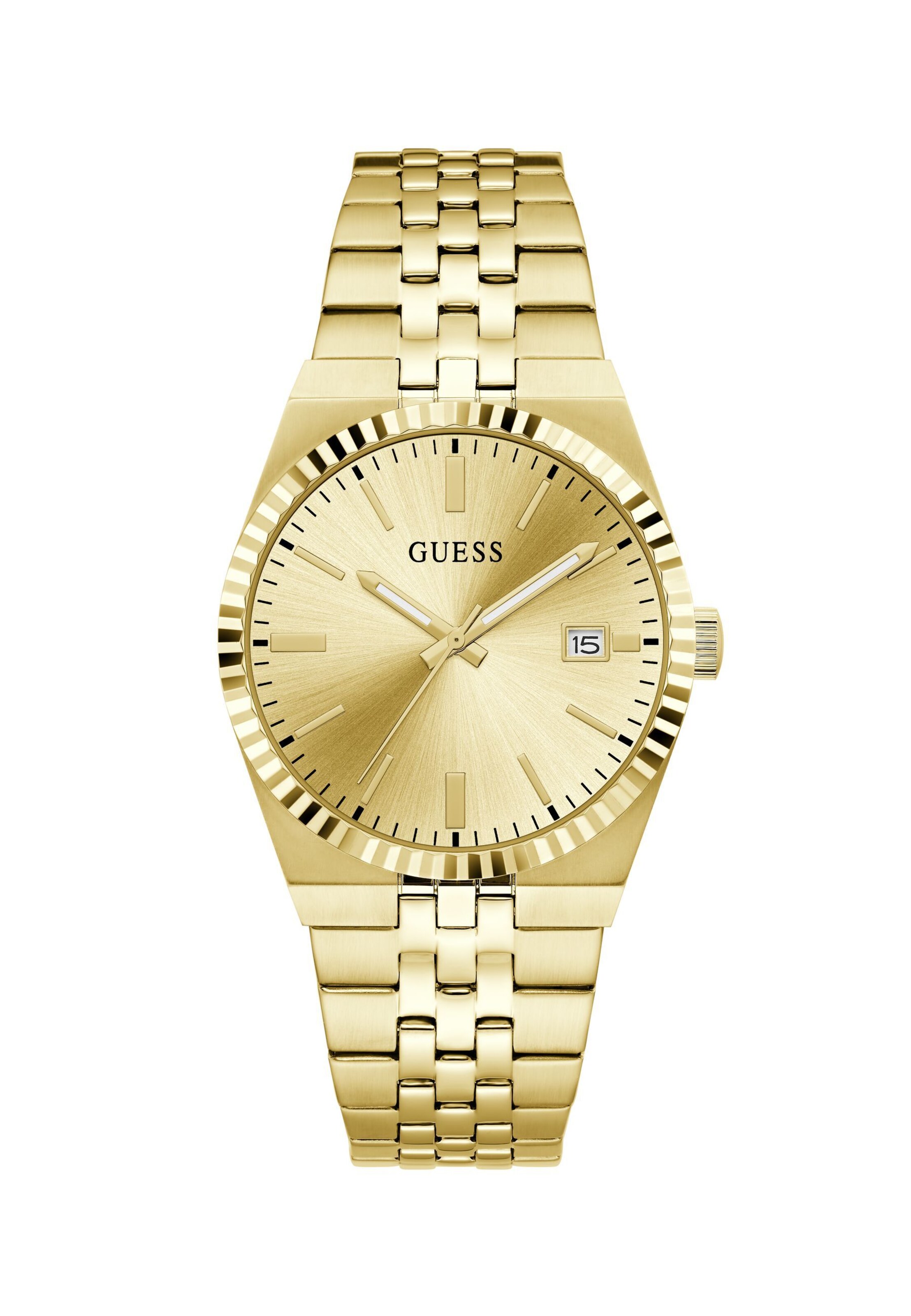 GUESS Uhr ' VINCENT ' in Gold: Vorderseite