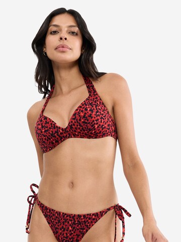 TRIUMPH Push-up Bustier-Bikini-Top ' Red Label Midnight Swim ' in Braun: Vorderseite