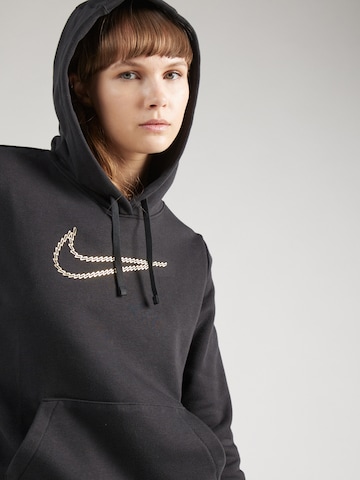 Nike Sportswear Sweatshirt 'CLB FLC SHINE' in Zwart