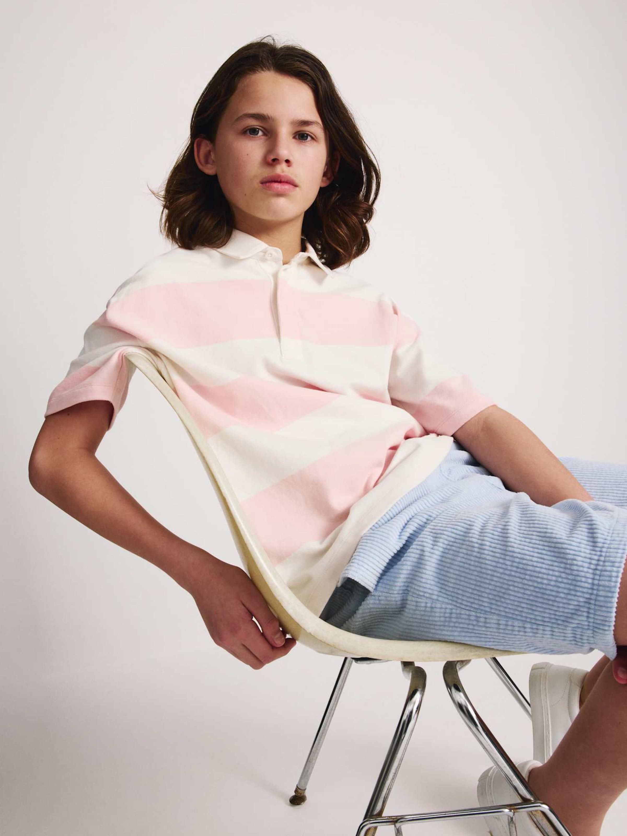 Marks & Spencer Shirt in Beige: front