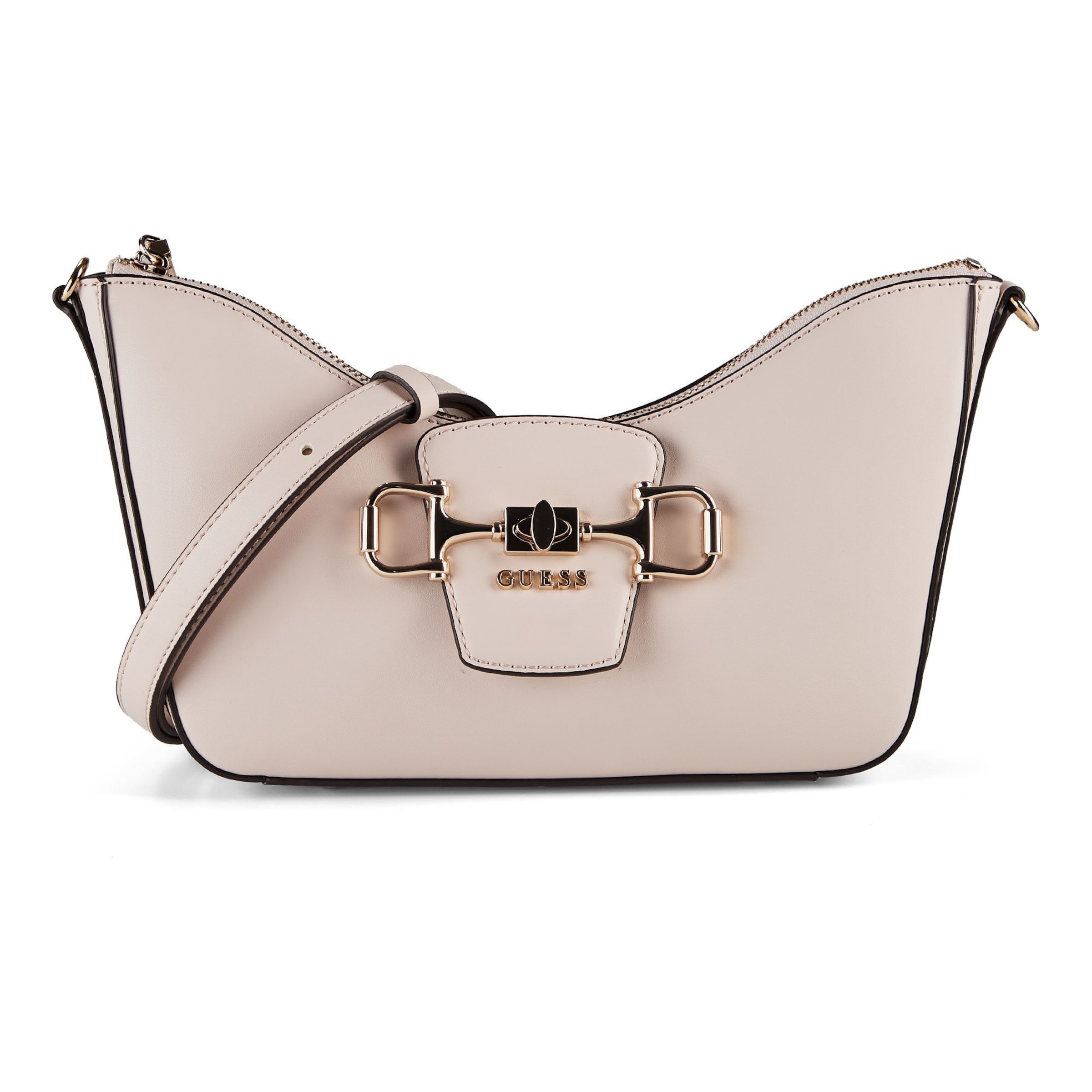 Borsa a spalla 'Janie' di GUESS in grigio: frontale