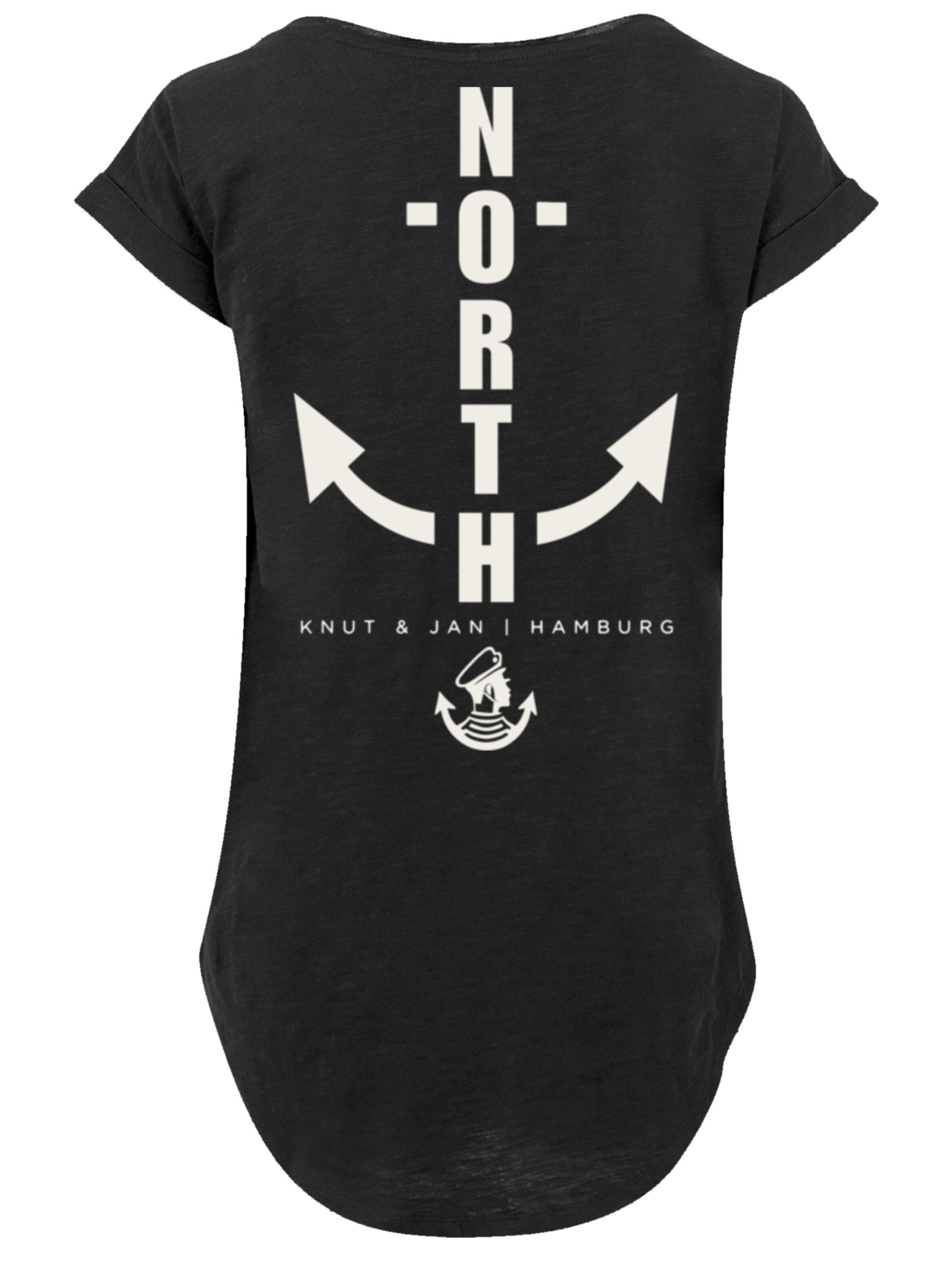 T-shirt 'North Anchor' F4NT4STIC en noir