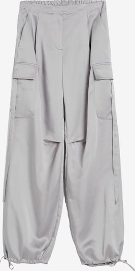 Pantaloni cargo Bershka di colore grigio chiaro, Visualizzazione prodotti