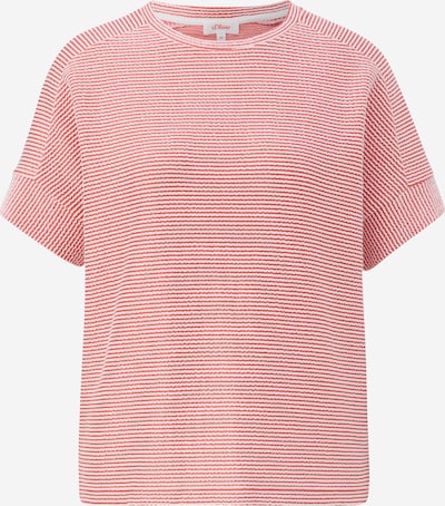 s.Oliver T-shirt en rouge / blanc, Vue avec produit