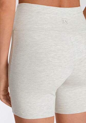 LASCANA Skinny Workout Pants in Grey
