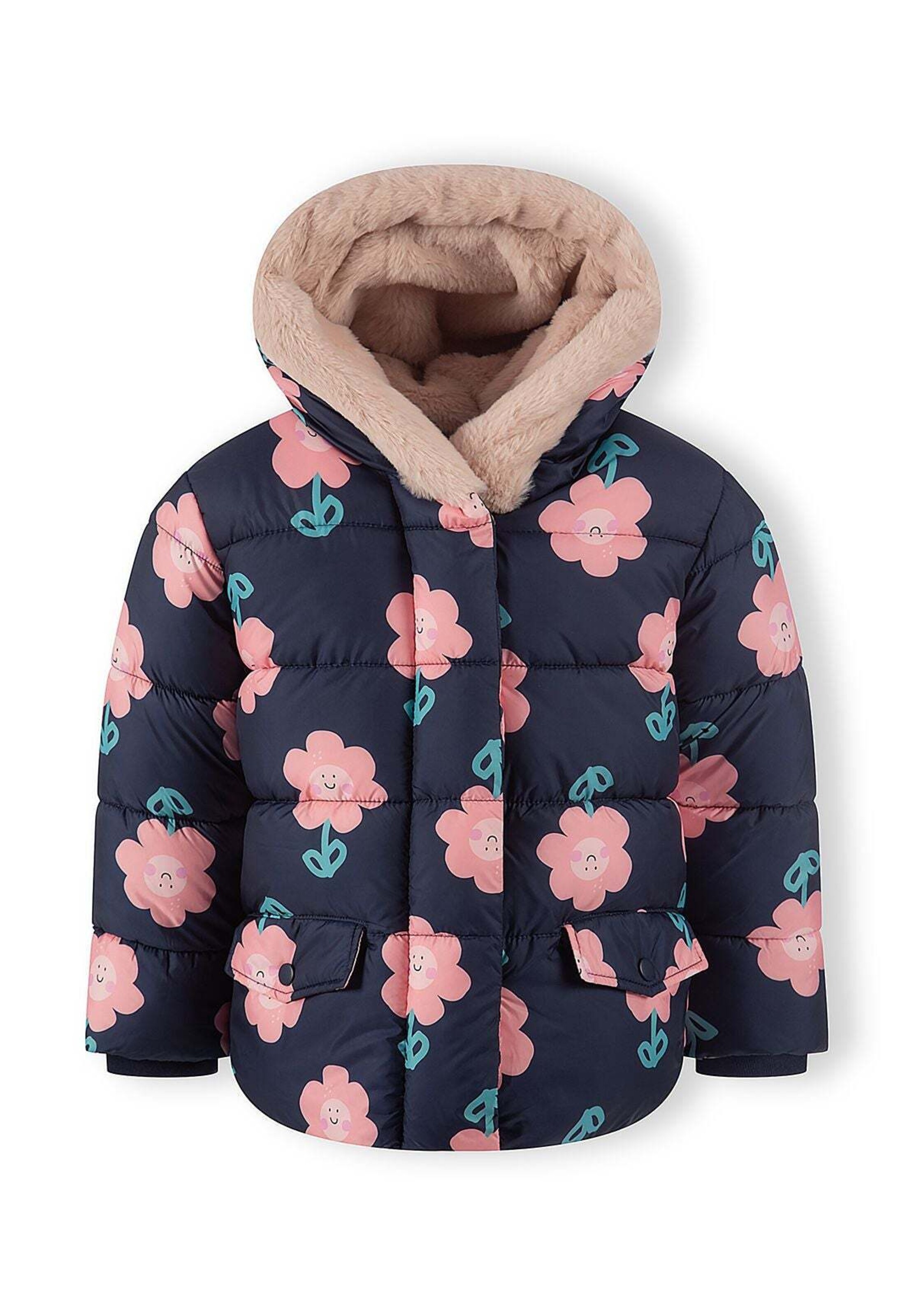 MINOTI Winterjas in Blauw: voorkant