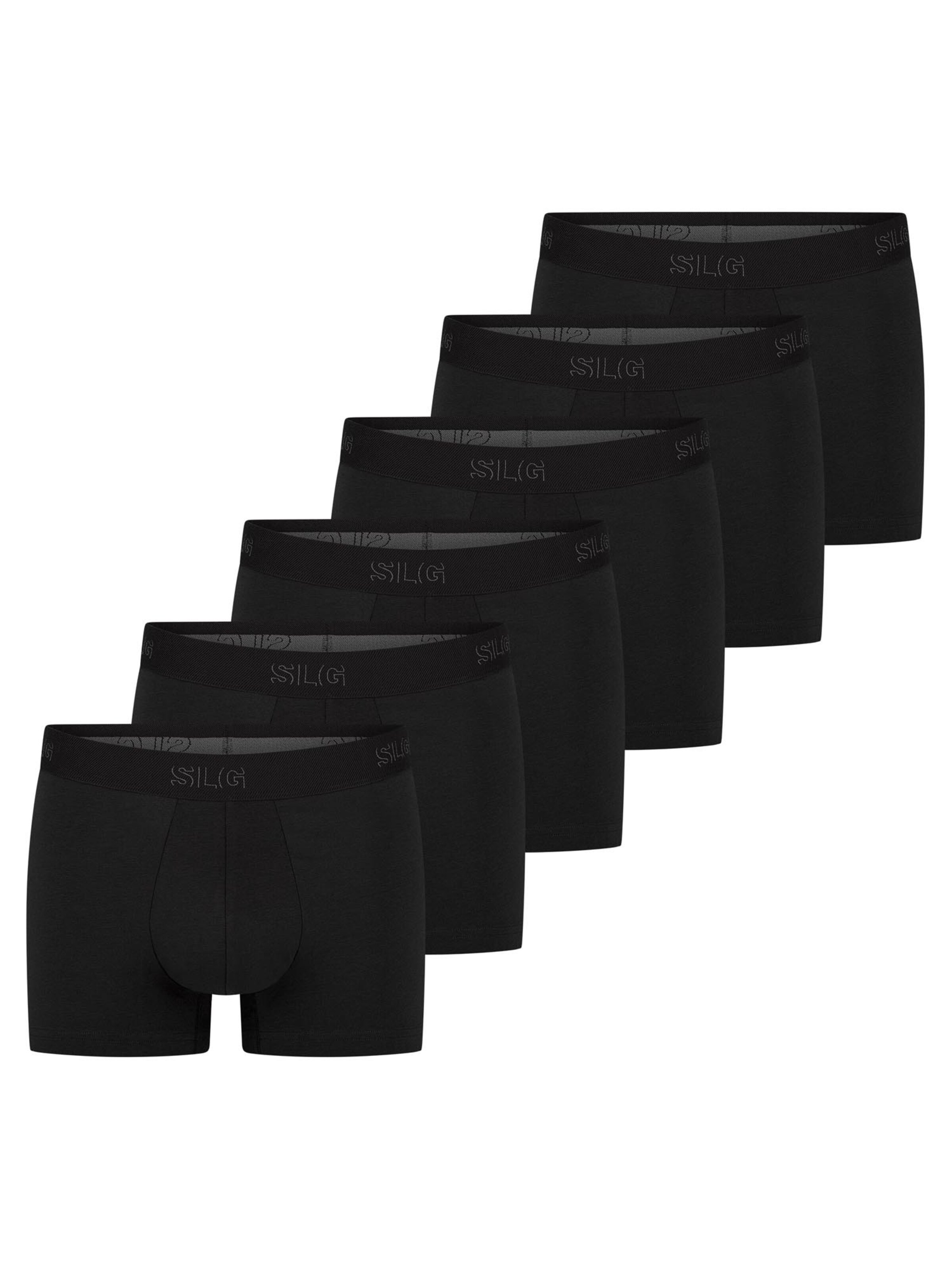 SLOGGI Boxer shorts 'SLG Base' in Black: front