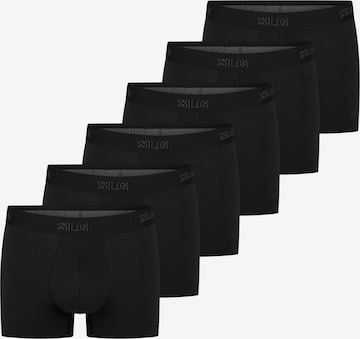 SLOGGI Boxer shorts 'SLG Base' in Black: front