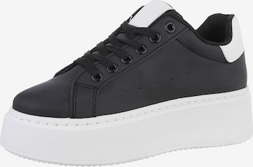 Ital-Design Sneakers in Black: front