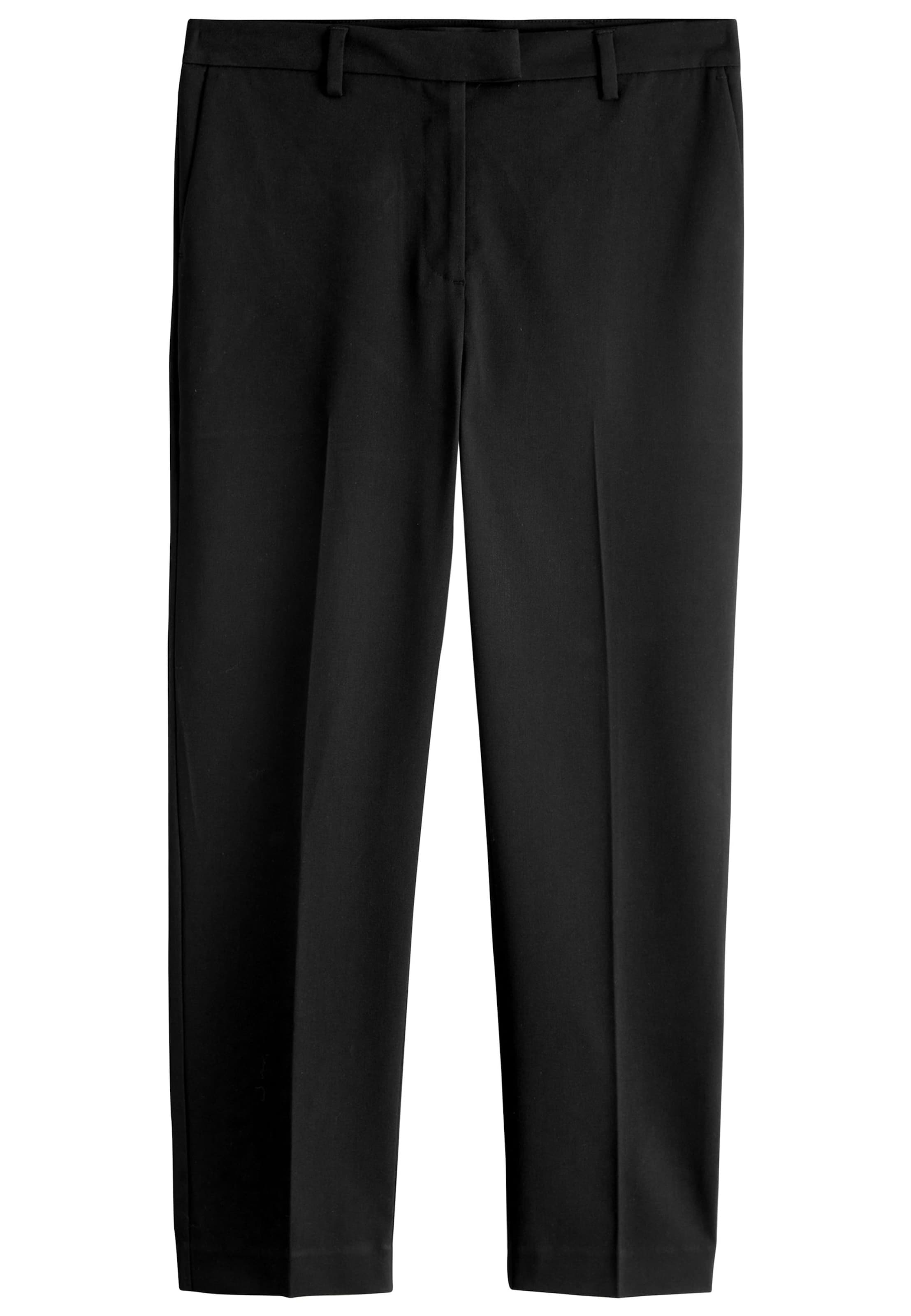 juoda Next Prigludęs Kelnės su kantu: priekis