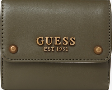 GUESS Wallet 'AMANTEA' in Green: front