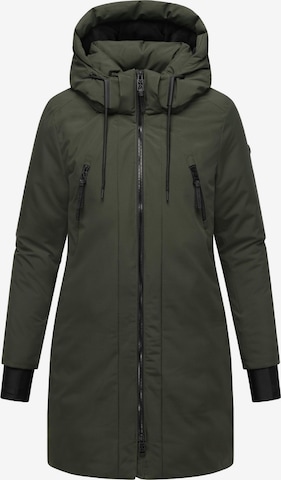 Cappotto invernale 'Winterzart 14' di NAVAHOO in verde: frontale