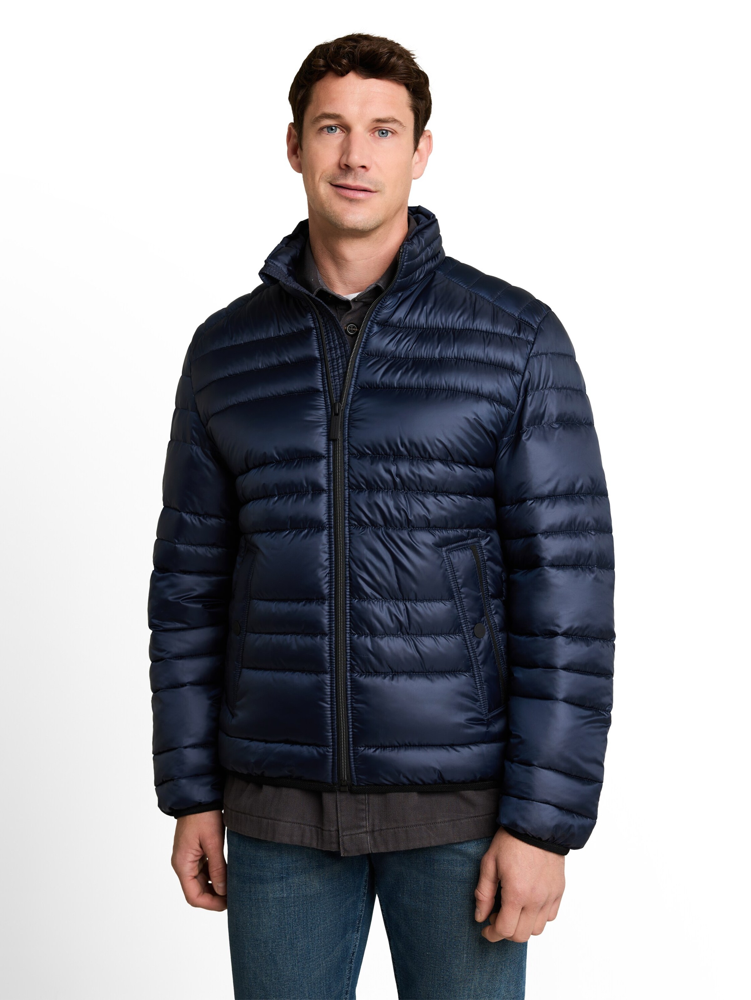 TOM TAILOR Tussenjas in Blauw: voorkant