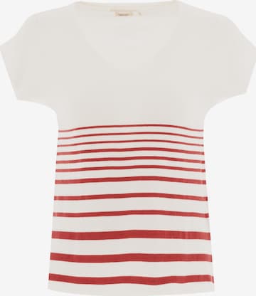 Organication Pullover in Weiß: Vorderseite