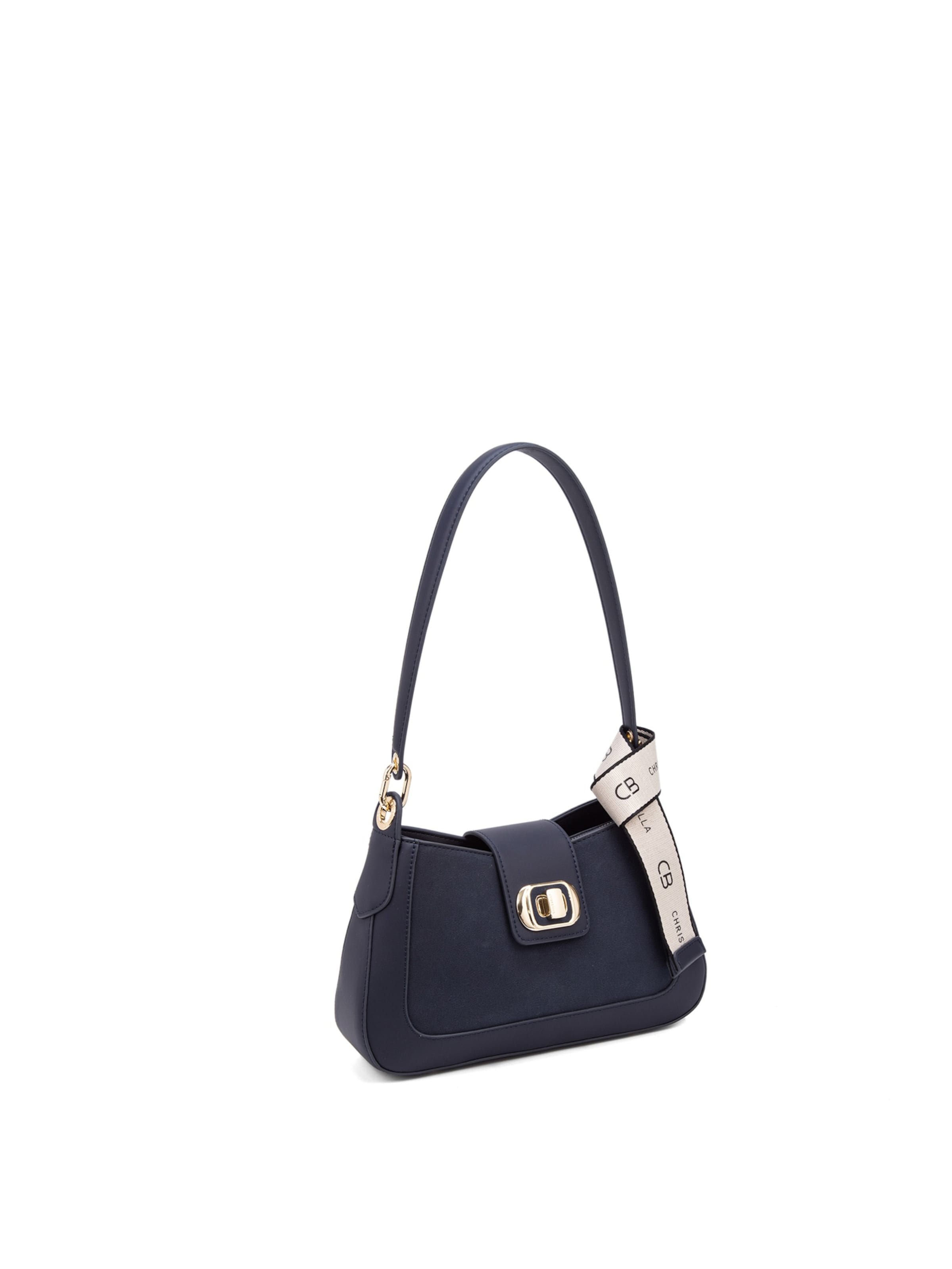 Chrisbella Shoulder Bag in Blue: front
