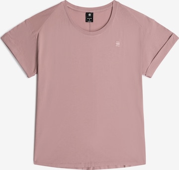 T-shirt G-STAR en rose : devant