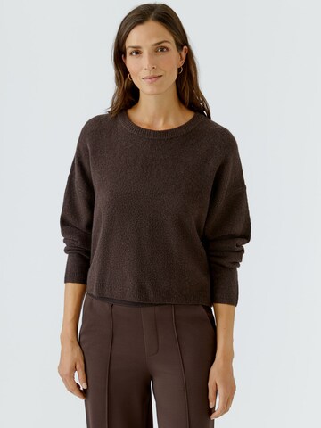 OUI Pullover in Braun: Vorderseite