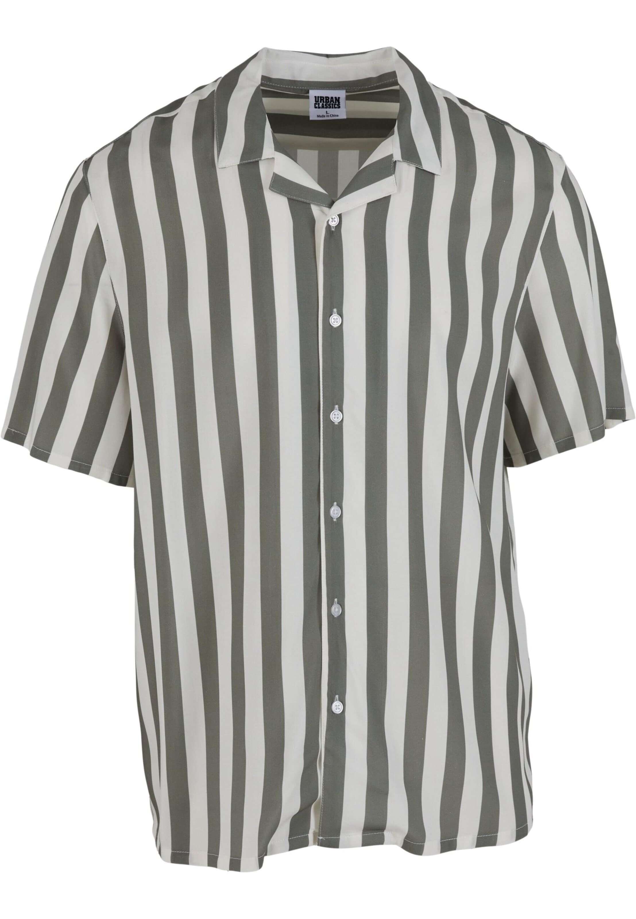 Urban Classics Button Up Shirt in White: front