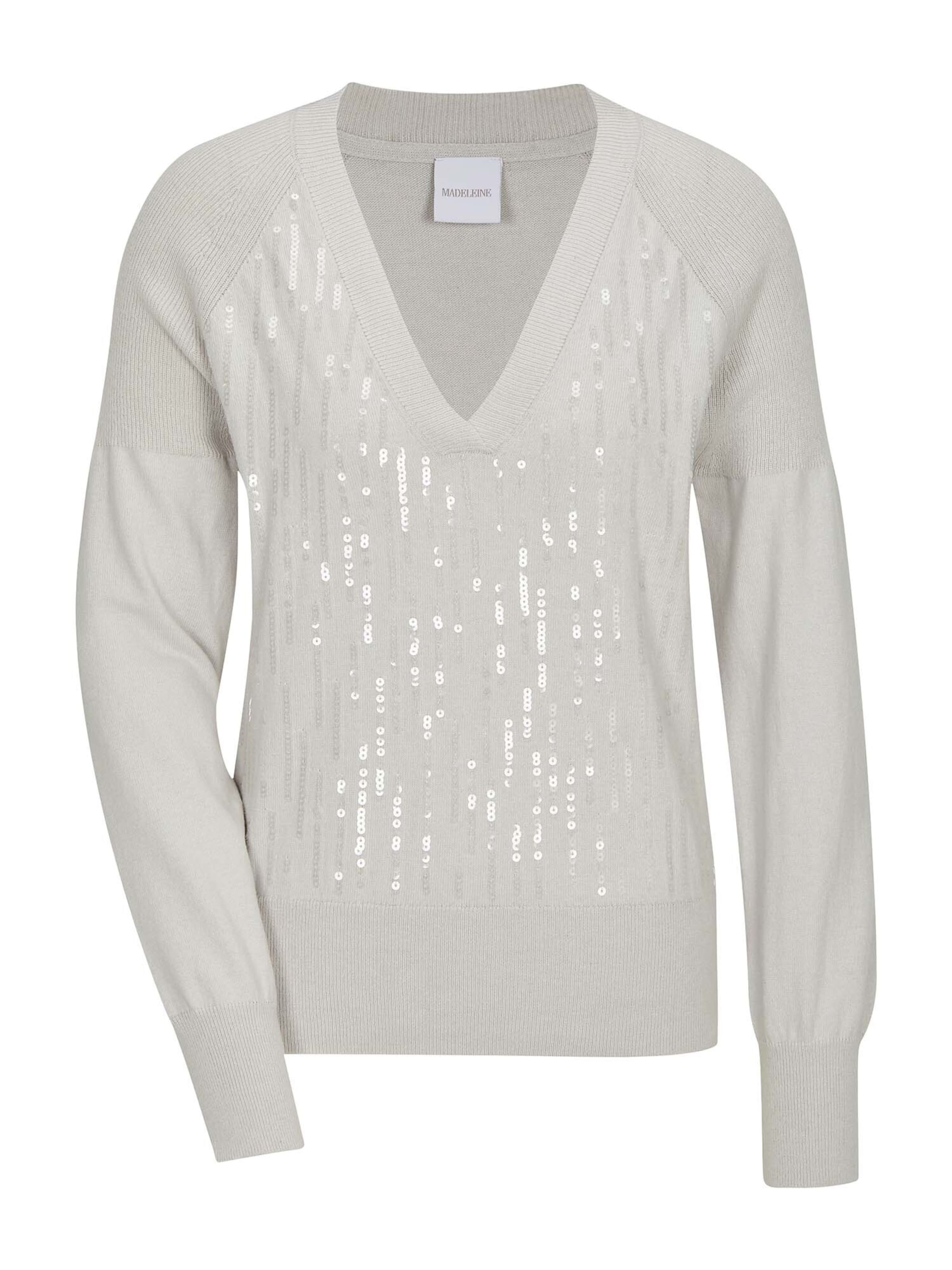 MADELEINE Trui in de kleur Parelwit, Productweergave