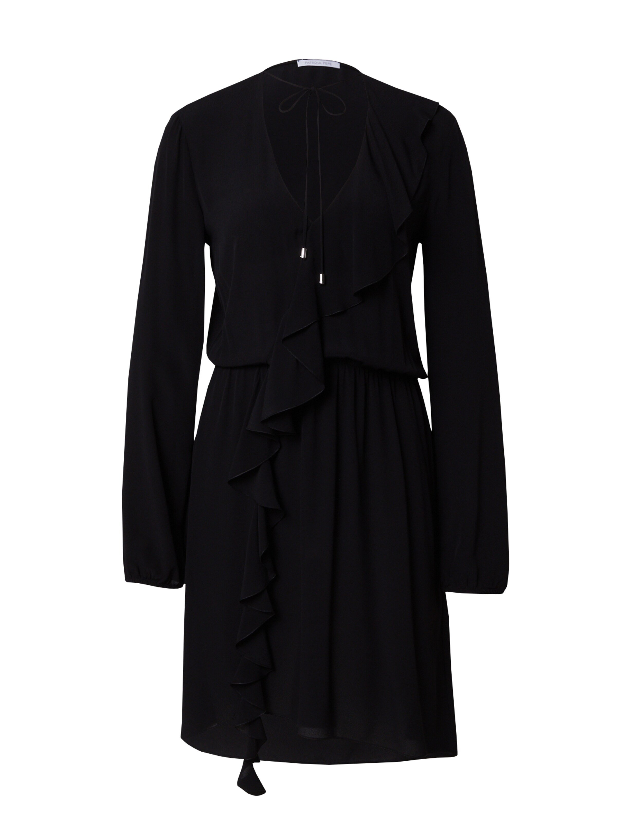 PATRIZIA PEPE Sukienka koszulowa w kolorze czarny: przód