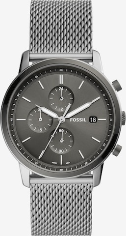 FOSSIL Analog Watch in Silver: front