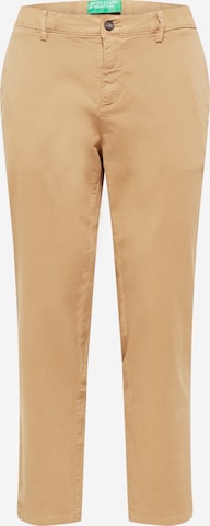 UNITED COLORS OF BENETTON Trousers in Beige: front