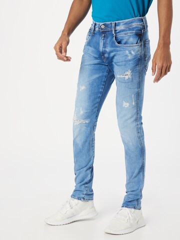 REPLAY Regular Jeans 'Anbass' i blå
