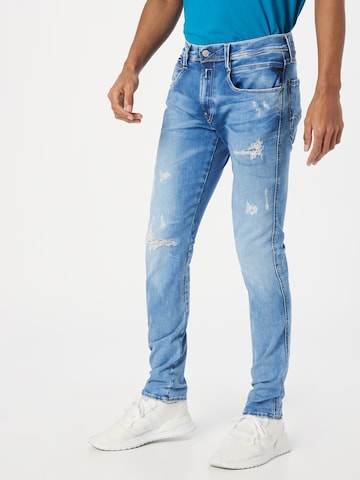 REPLAY Regular Jeans 'Anbass' in Blau