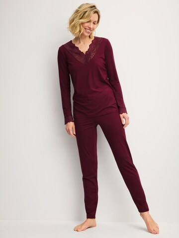 CALIDA Pajama 'Elegant Dreams' in Purple