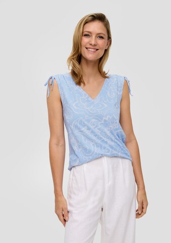s.Oliver Top in Blauw: voorkant