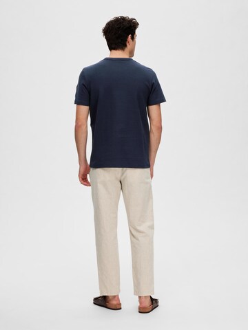 SELECTED HOMME T-Shirt in Blau