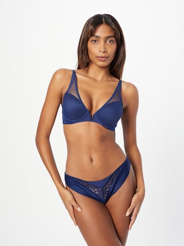 TRIUMPH Triangle Bra 'Vivid Spotlight' in Blue