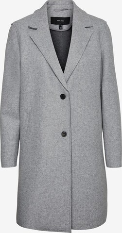 VERO MODA Between-Seasons Coat 'Paula' in Grey: front