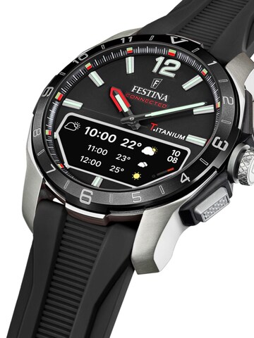 FESTINA Digitaal horloge 'Smartwatch Connected' in Zwart