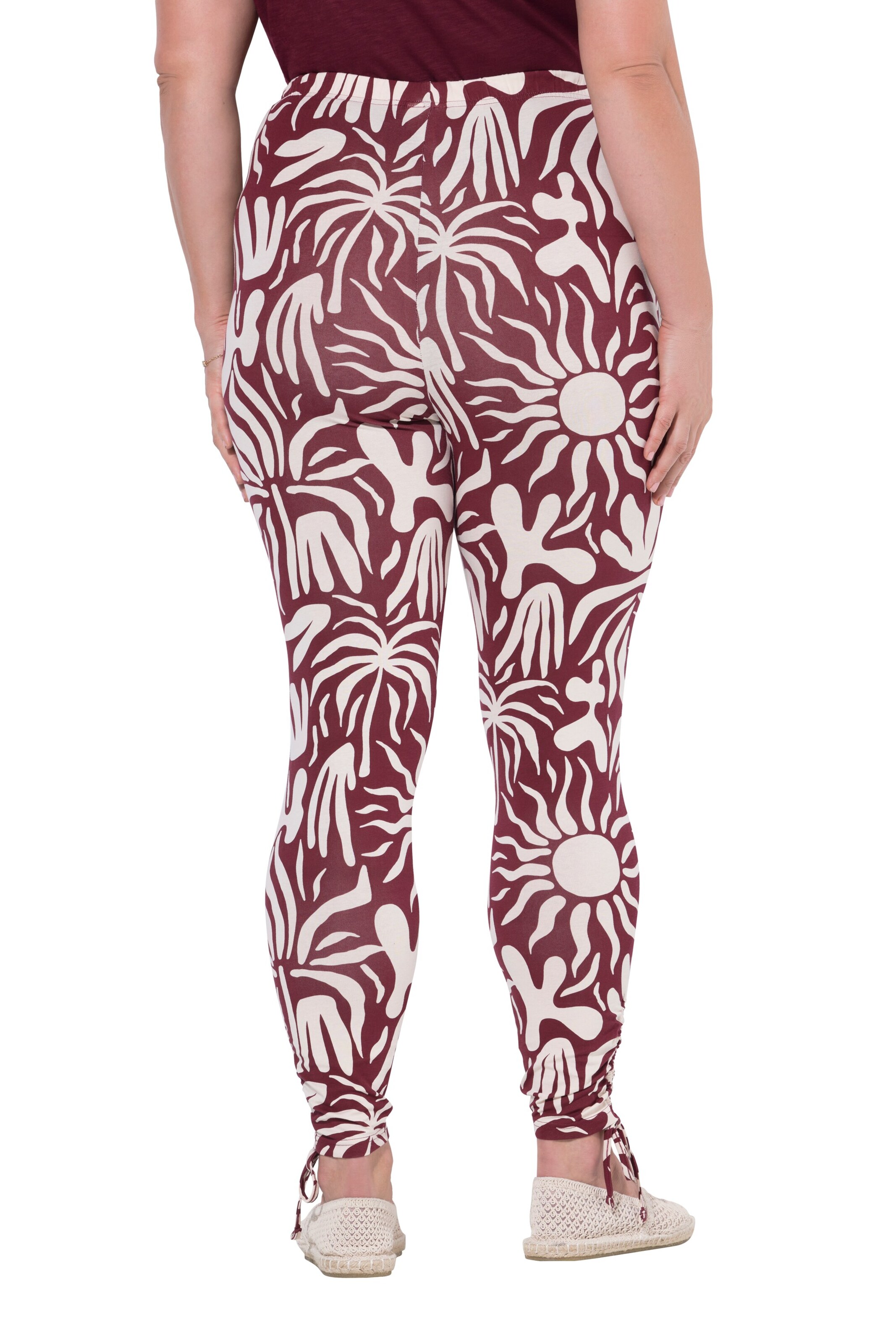 Ulla Popken Skinny Leggings in Rood