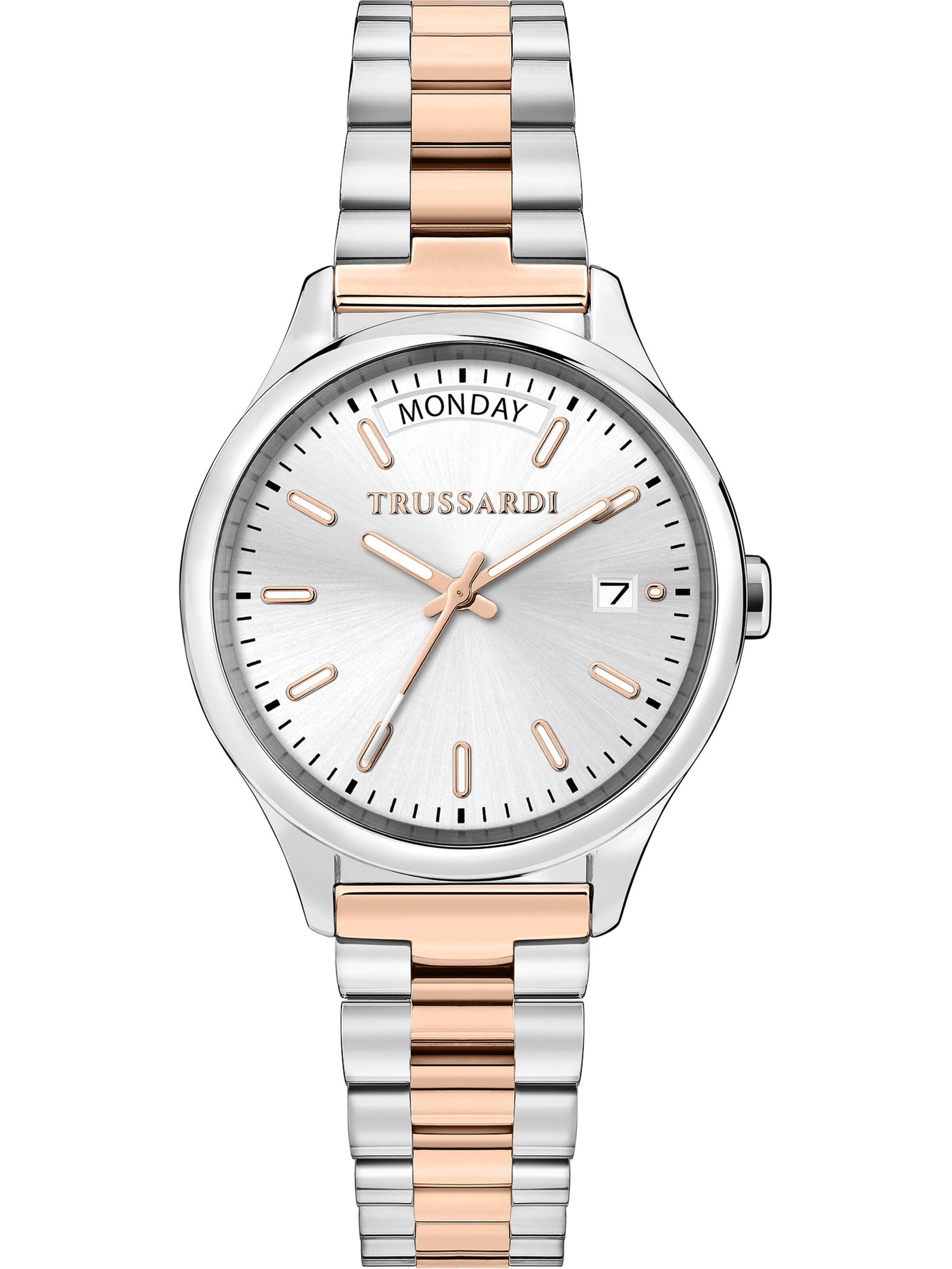 Trussardi Uhr in Silber: Vorderseite